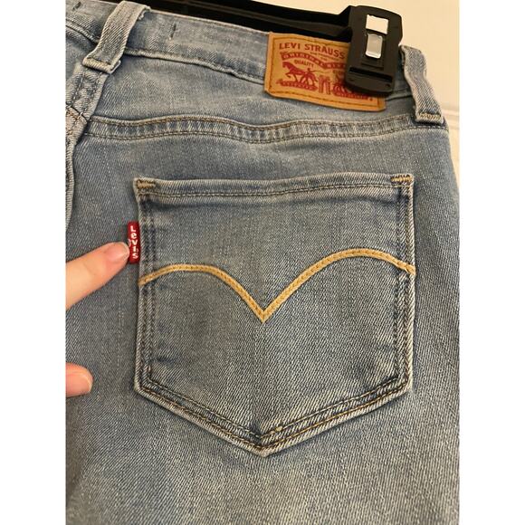 Levi's 535 Super Skinny Lightwash Jeans - Size 26 - Picture 3 of 8